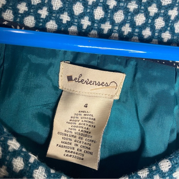 Anthropologie Elevenses wool cropped jacket - Picture 3 of 5